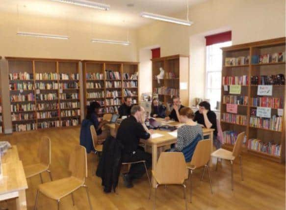 A room used for book sales and activities such as yoga classes. Picture: KSRHT