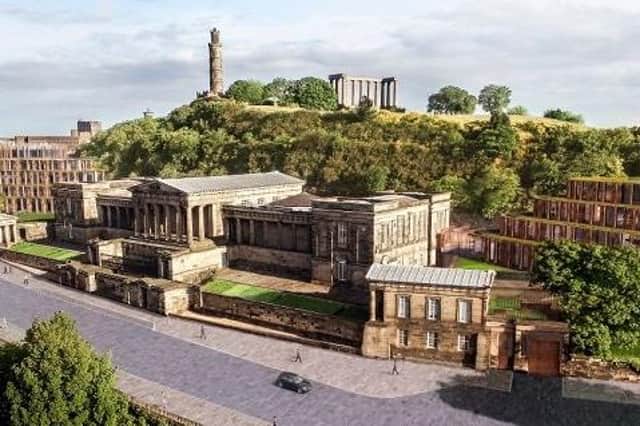 Proposed extension to the historic Royal High School on Calton Hill sparked huge controversy.
