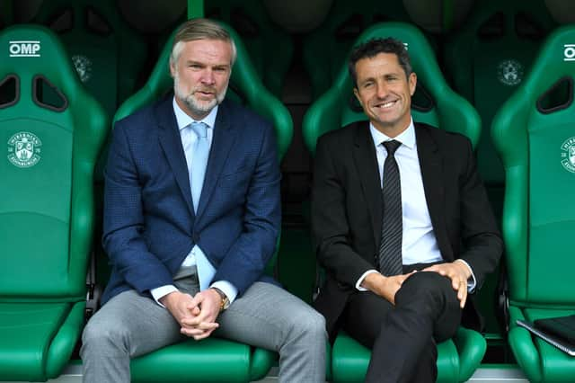 Steven Pressley (left) is keen on the Aberdeen job. Picture: SNS