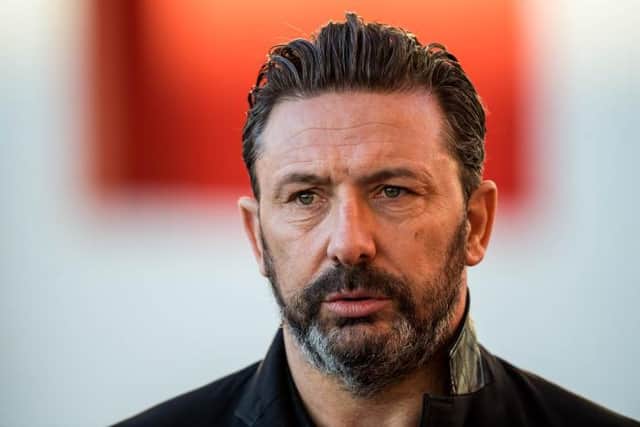 Aberdeen manager Derek McInnes ahead of a Scottish Premiership match between Aberdeen and Motherwell. (Photo by Ross Parker / SNS Group)