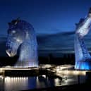 The Kelpies in Falkirk will shine blue each night of the crisis.