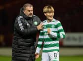 Celtic manager Ange Postecoglou has insisted Kyogo Furuhashi is an important player - regardless of his scoring record.  (Photo by Ross Parker / SNS Group)