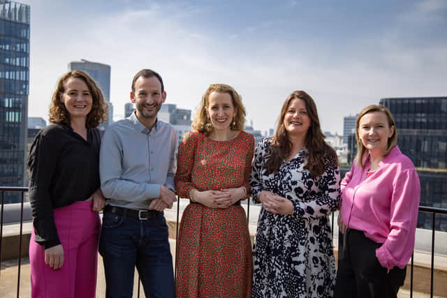 Natalie Buxton, Neil Sparks, Helen Bennett, Suzanne Gilson and Kirsten Newman of Weber Shandwick. Picture: John Wigley