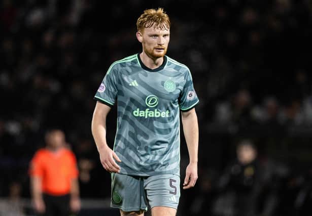 Liam Scales in action for Celtic during the 3-0 win over St Mirren on January 2. (Photo by Craig Foy / SNS Group)