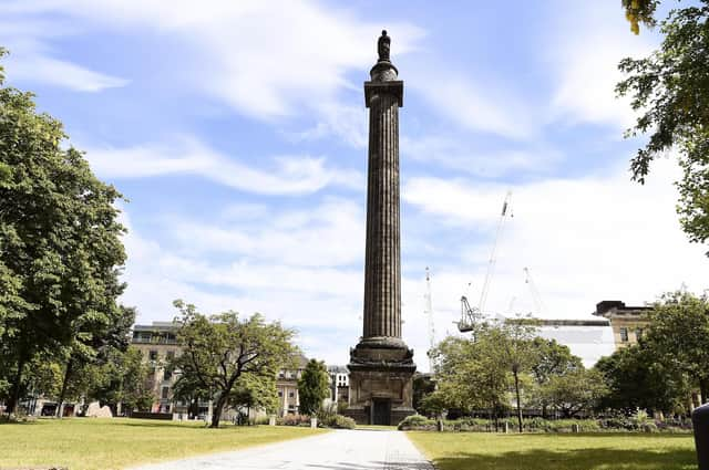 The Melville Monument dominates St Andrew Square in Edinburgh's New Town. Picture: Lisa Ferguson