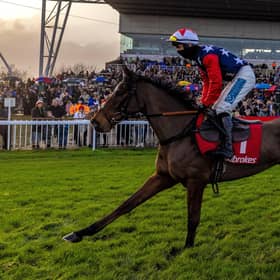 Kitty's Light, who is among the pre-race favourites for Saturday's Coral Scottish Grand National at Ayr Racecourse.