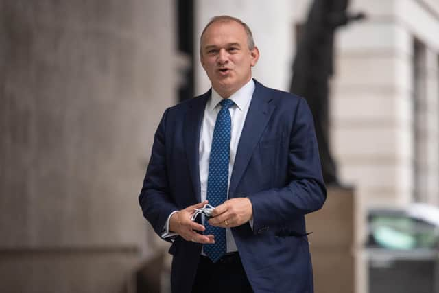 Liberal Democrat leader Sir Ed Davey claimed Boris Johnson could be out after the next election