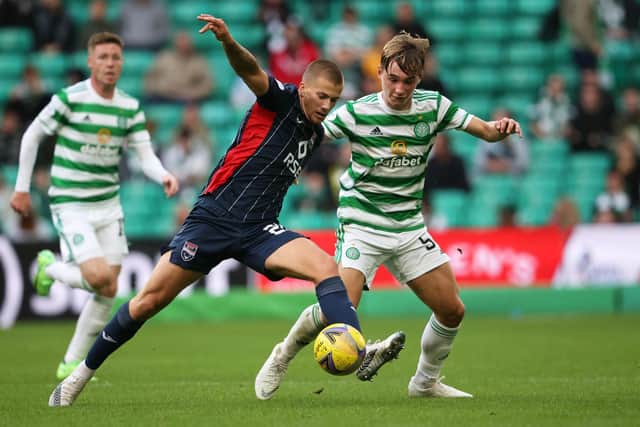 Harry Clarke impressed on loan at Ross County from Arsenal.