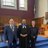 Rev. Jason Lingiah and Councillor Bath Baudo at our VE Commemoration Service.