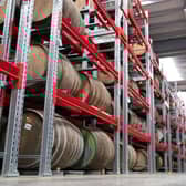 The state-of-the-art warehouse will allow buyers across the globe to own and monitor whisky casks with confidence. Picture: Jonathan Addie