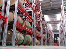 The state-of-the-art warehouse will allow buyers across the globe to own and monitor whisky casks with confidence. Picture: Jonathan Addie