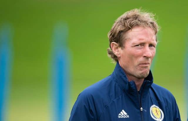 Scotland under-21 coach Scot Gemmill pictured during a training session at Oriam in Edinburgh. (Photo by Paul Devlin / SNS Group)