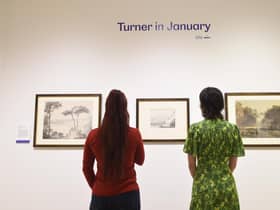 Installation view of Turner in January at the Royal Scottish Academy PIC: Greg Macvean