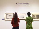 Installation view of Turner in January at the Royal Scottish Academy PIC: Greg Macvean