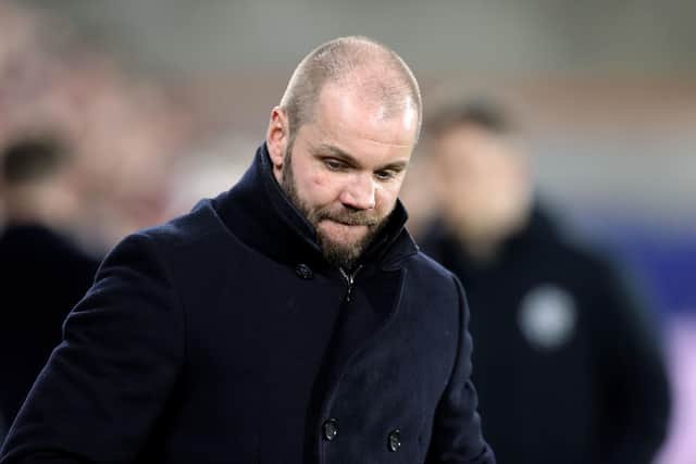 Hearts manager Robbie Neilson watched his team get comprehensively defeated by Rangers at Tynecastle.