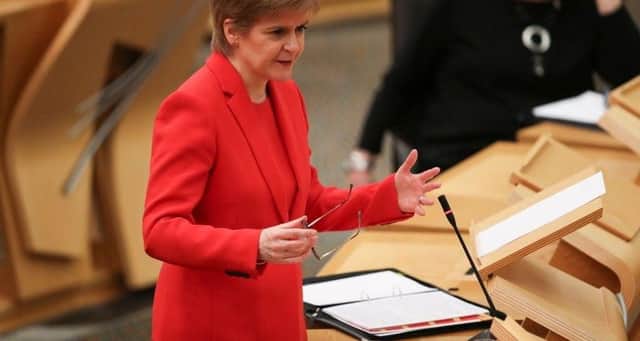 Nicola Sturgeon set out the Scottish Government’s route map out of lockdown on 23 February. (Photo: Getty Images)