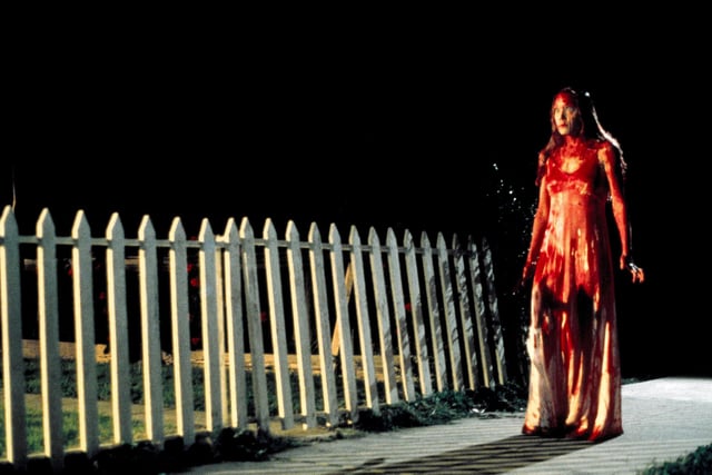 Sissy Spacek's role as troubled teen Carrie has gone down in the horror history books - and it all begins with an opening scene that proves high school can indeed be real scary.