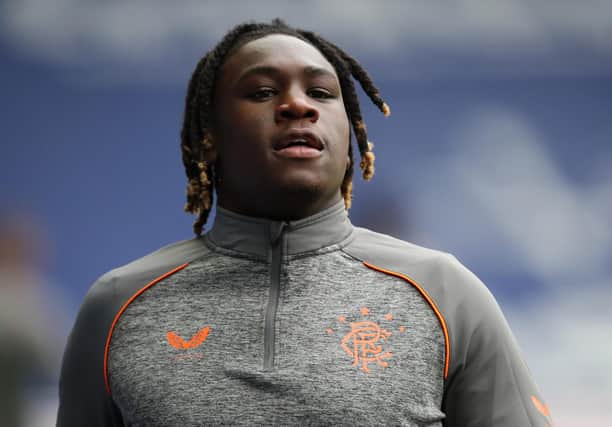 Calvin Bassey's impressive display against Dunfermline last Friday has strengthened his claims for the Rangers left-back position ahead of the Europa League match against Alashkert. (Photo by Ian MacNicol/Getty Images)