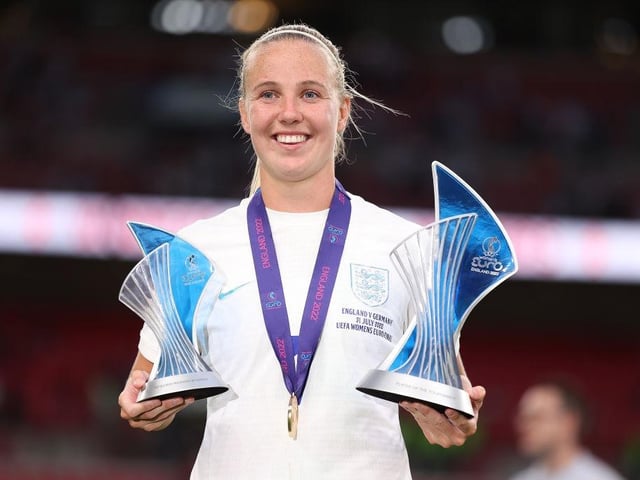 England footballer Beth Mead is a hot 4/9 favourite to take the SPOTY title after helping to win the UEFA Women's Euro 2022 title, beating Germany in the final and landing the Top Goalscorer and Player of the Tournament awards into the bargain.