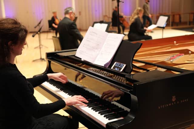 The BBC SSO Rehearsing Marc Yeats's the unimportance of things