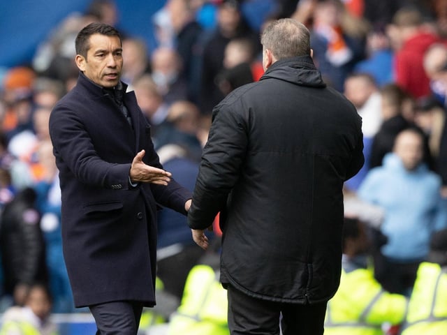 The Rangers manager refused to throw in the towel after the match, but said the result makes their title hopes 'more difficult'.