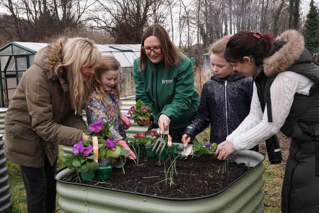 Newtongrange Community Garden was one community group that received support through Dobbies Community Gardens last year