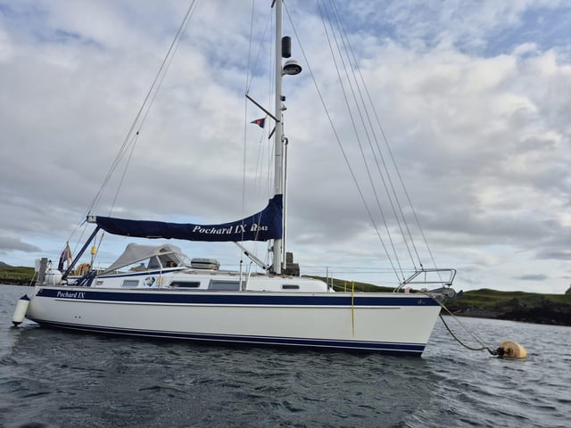 The groups sailing vessel