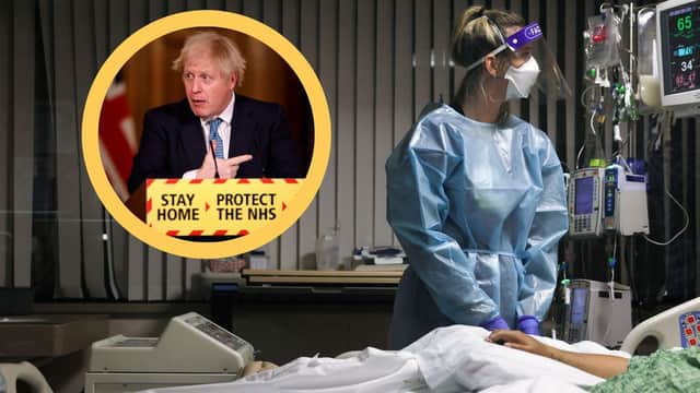 Boris Johnson tells people to 'grow up' over 'covid hoax' claims.