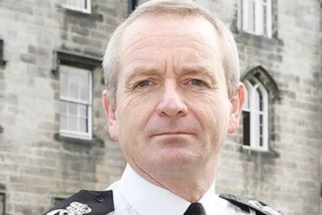 Former chief constable Sir Iain Livingstone. Image: Police Scotland.
