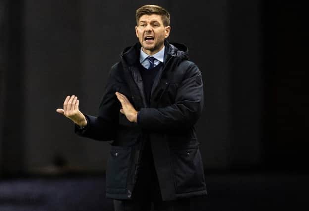 Rangers manager Steven Gerrard believed he had enough defensive-minded players on the pitch to see out victory against Benfica in Lisbon on Thursday. (Photo by Alan Harvey / SNS Group)