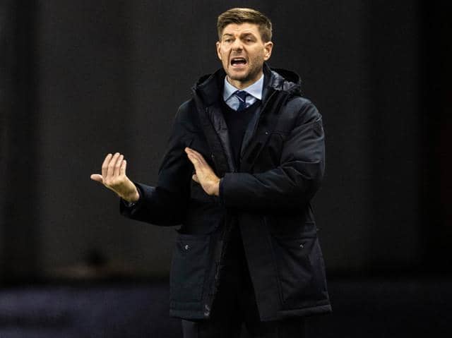 Rangers manager Steven Gerrard believed he had enough defensive-minded players on the pitch to see out victory against Benfica in Lisbon on Thursday. (Photo by Alan Harvey / SNS Group)