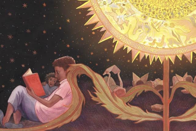 An illustration from Pandora and the Story Forge