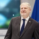 Constitution secretary Angus Robertson at the Scottish Government EU paper launch at Queen Margaret University. Picture: Scottish Parliament/PA Wire