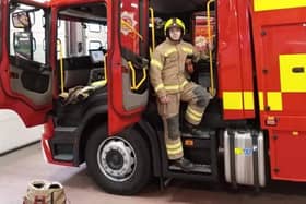 Firefighter Barry Martin is in a critical condition. Picture: SFRS