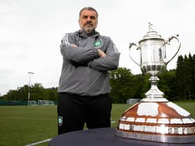 Celtic manager Ange Postecoglou says he only has eyes on Saturday's Scottish Cup final against Inverness.