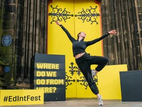 Dancer Millie Thomas helps launch the 2023 Edinburgh International Festival programme. Picture: Mihaela Bodlovic