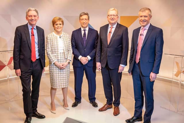 The TV debates in 2021 will take place with a much-changed roster of party leaders to this photo in 2019.