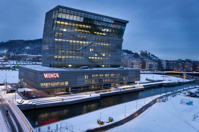 The Munch museum is one of three new 'temples of culture' created in the Norwegian capital Oslo in recent years (Picture: Odd Andersen/AFP via Getty Images)