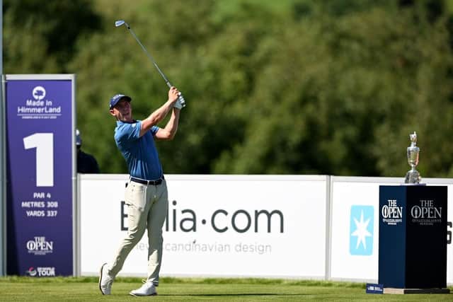 Grant Forrest in action during the final round of the Made in HimmerLand at Himmerland Golf & Spa Resort in Denmark. Picture: Octavio Passos/Getty Images.
