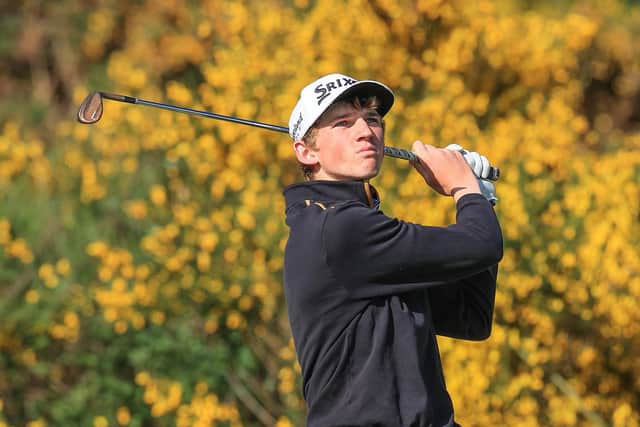 Host club member Calum Scott is through to the quarter-finals in the R&A Amateur Championship at Nairn. Picture: David Cannon/R&A/R&A via Getty Images.