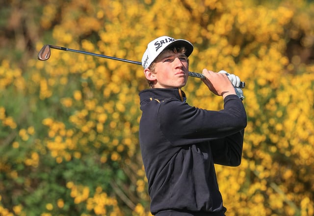 Host club member Calum Scott is through to the quarter-finals in the R&A Amateur Championship at Nairn. Picture: David Cannon/R&A/R&A via Getty Images.