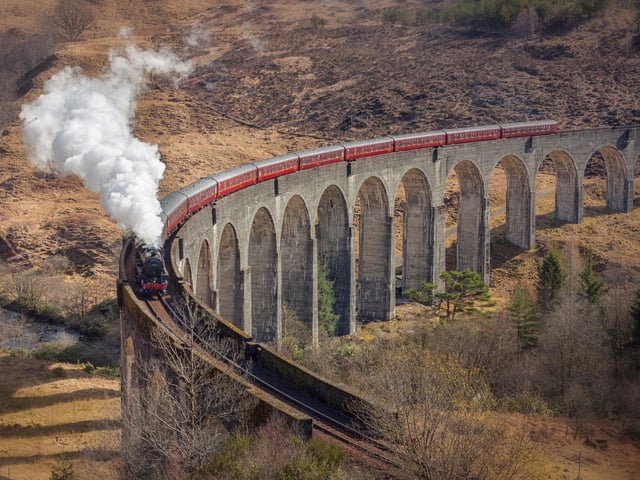 The Glenfinnan viaduct ranks as the fifth most Instagrammable beauty spot in Scotland. The viaduct, arguably most famous for featuring as the train track to Hogwarts in Harry Potter and the Chamber of Secrets, has 154,900 posts under the Glenfinnan viaduct hashtag.