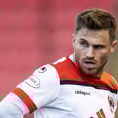 David Goodwillie, pictured in action for Clyde, has been released by Radcliffe after just one appearance. (Photo by Ross MacDonald / SNS Group)