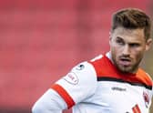 David Goodwillie, pictured in action for Clyde, has been released by Radcliffe after just one appearance. (Photo by Ross MacDonald / SNS Group)