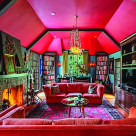 When a leaping stag fights for attention among the other outlandishly camp features in your living room... your name is probably Rufus Wainwright. Picture: Dag Eliason and Alexandre Anu of The Agency
