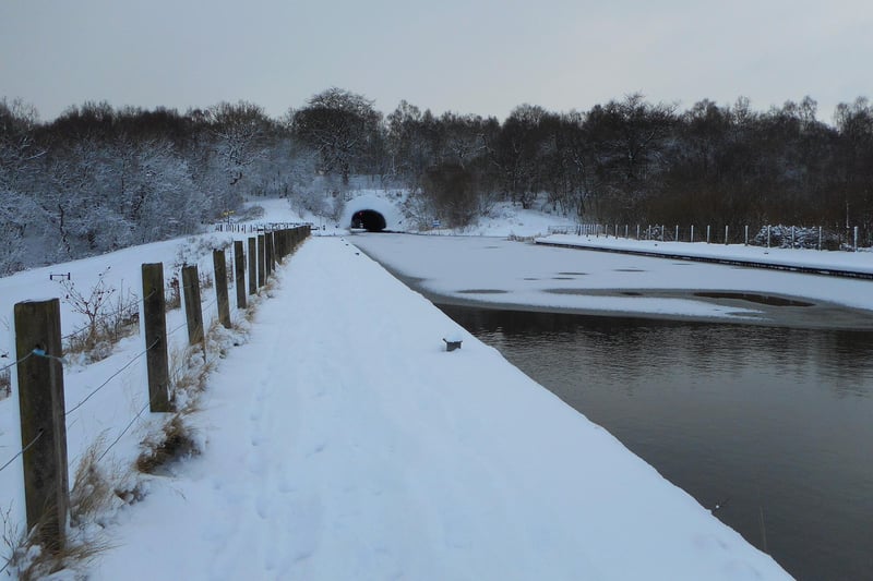 Canal at the Falkirk Wheel. Picture: Lynne Bell