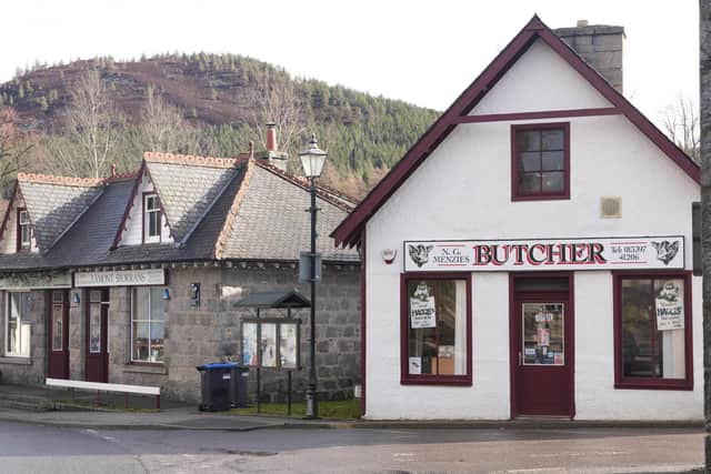N.G Menzies Butchers in Braemar (pic: Katharine Hay)