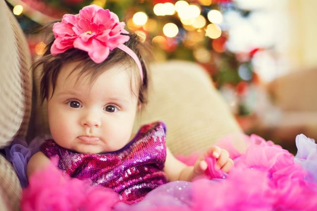 Scotland's top girl baby name for the second year in a row is Olivia, with 309 babies given the name last year. The name is of Latin origin, means 'olive tree' and stands for 'peace'.
