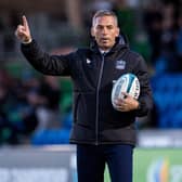 GLASGOW, SCOTLAND - SEPTEMBER 23: Warriors' head coach Franco Smith ahead of a United Rugby Championship fixture between Glasgow Warriors and Cardiff Rugby at Scotstoun, on September 23, 2022, in Glasgow, Scotland. (Photo by Ross Parker / SNS Group)