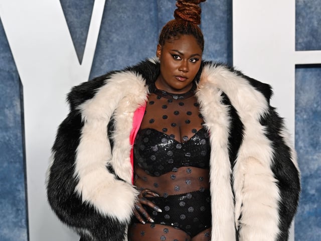 Danielle Brooks attending the Vanity Fair Oscar Party held at the Wallis Annenberg Center for the Performing Arts in Beverly Hills